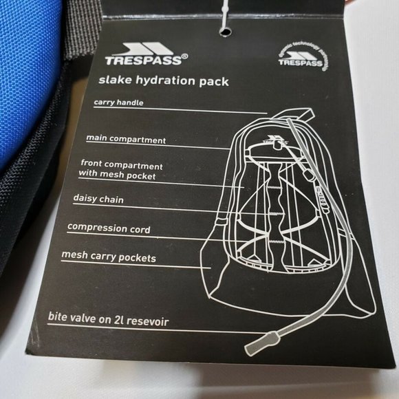 Trespass Slake Hydration Backpack One Size - Picture 6 of 9